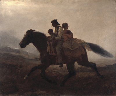 A Ride for Liberty -- The Fugitive Slaves by Eastman Johnson